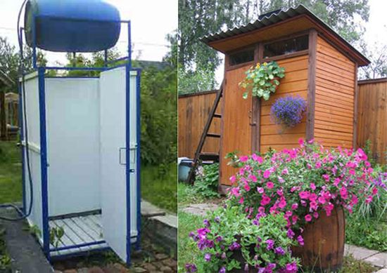 Летний душ своими руками