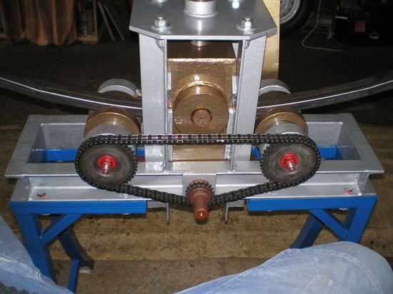 Вид самодельного трубогиба